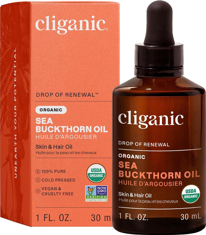 Cliganic Organic Sea Buckthorn Oil 1oz