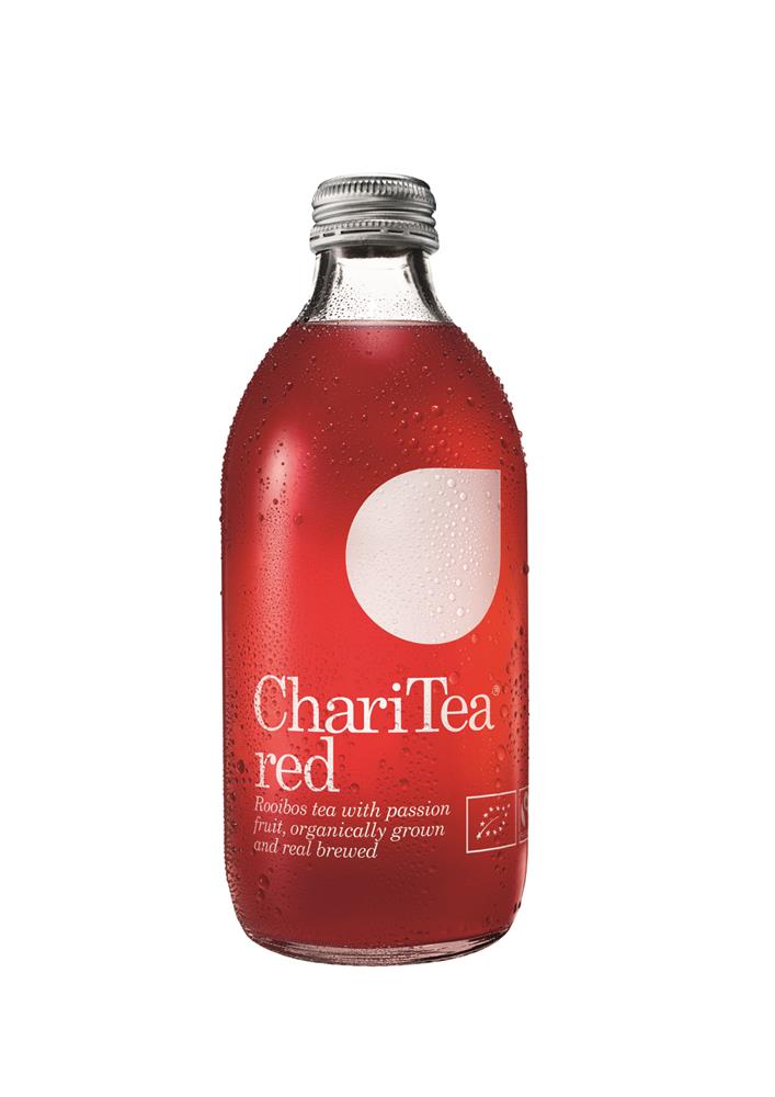 ChariTea Red - Rooibos Iced Tea - 330ml glass bottle
