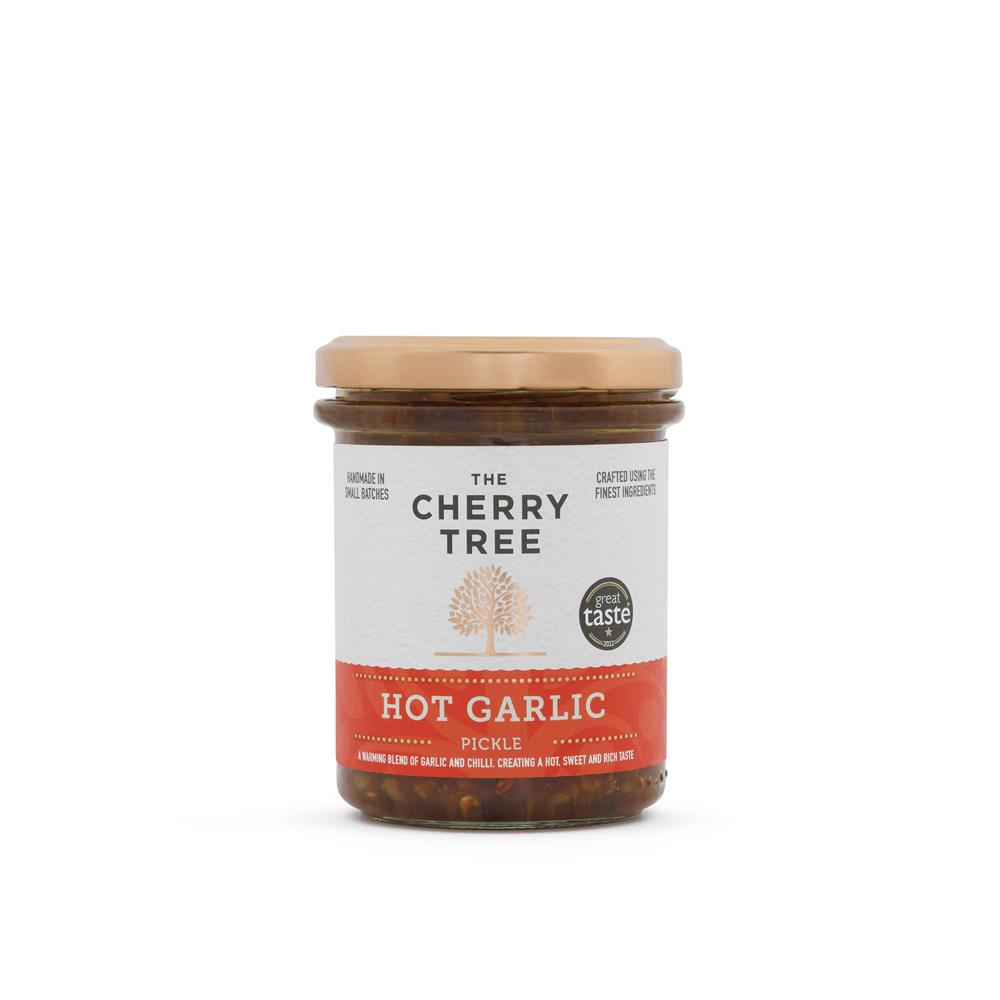 The Cherry Tree Hot Garlic Pickle 210g
