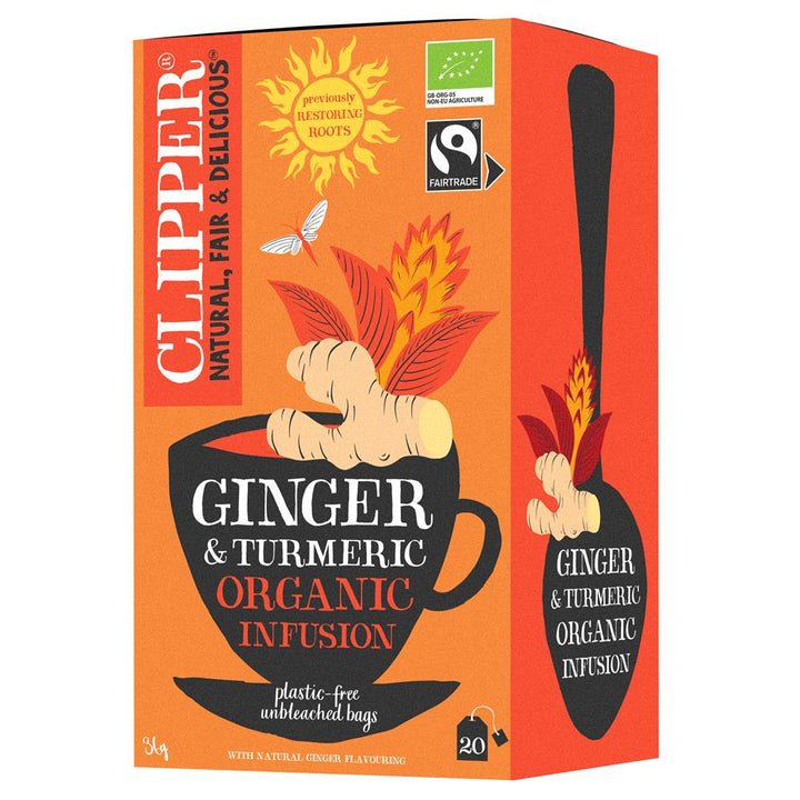 Clipper Ginger & Turmeric Tea 20 bags