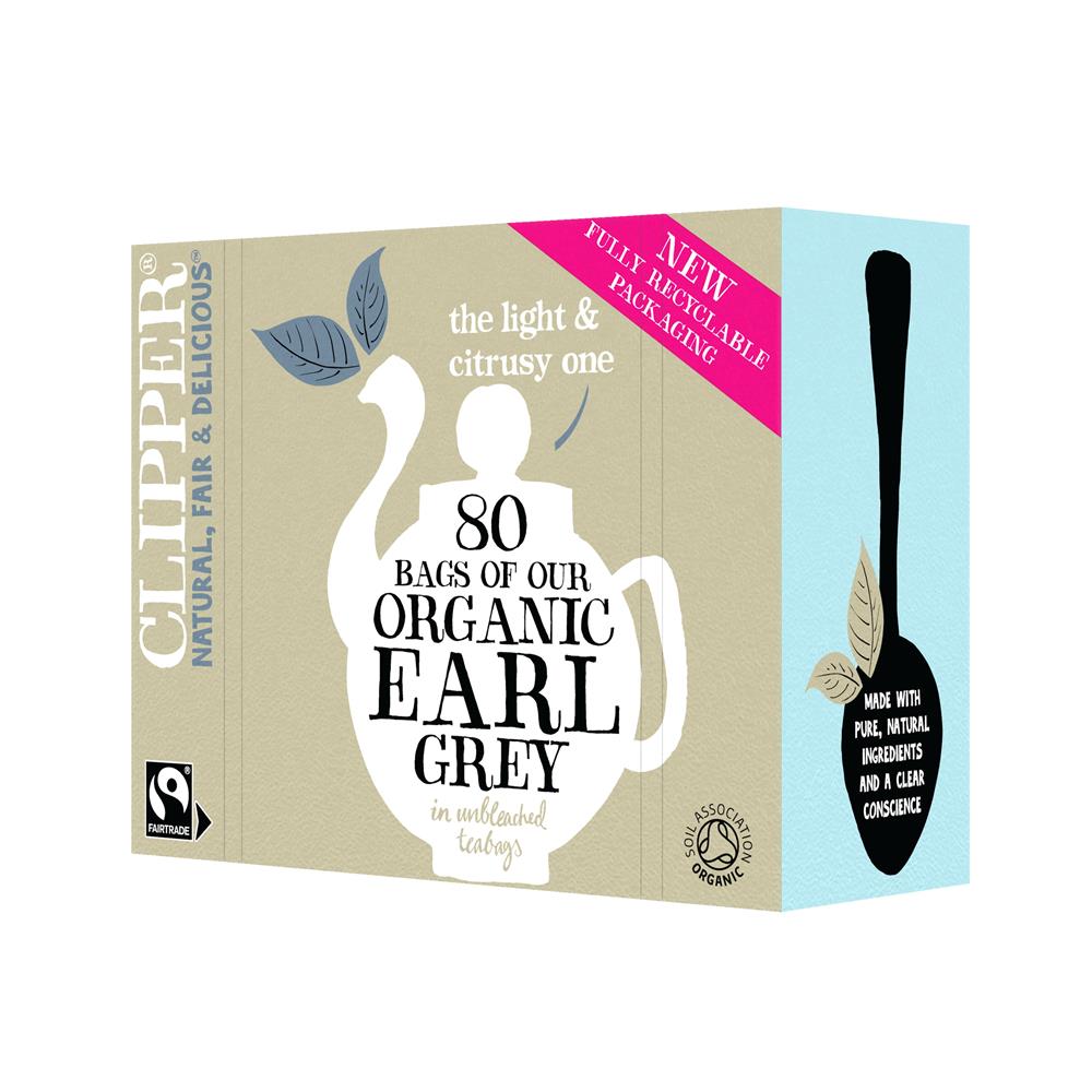 Clipper Fairtrade Organic Earl Grey Tea 80 bags