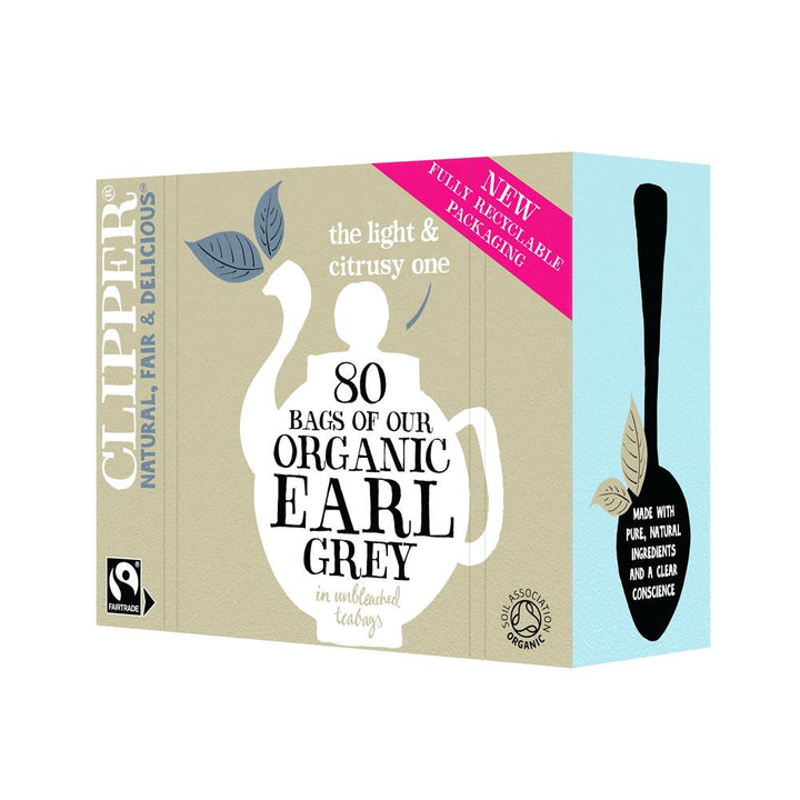 Clipper Fairtrade Organic Earl Grey Tea 80 bags