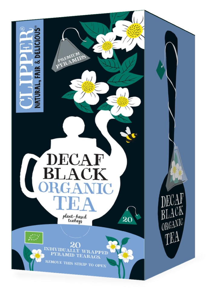 Clipper Tea Organic Decaf Black Tea 20 Pyramid Bags
