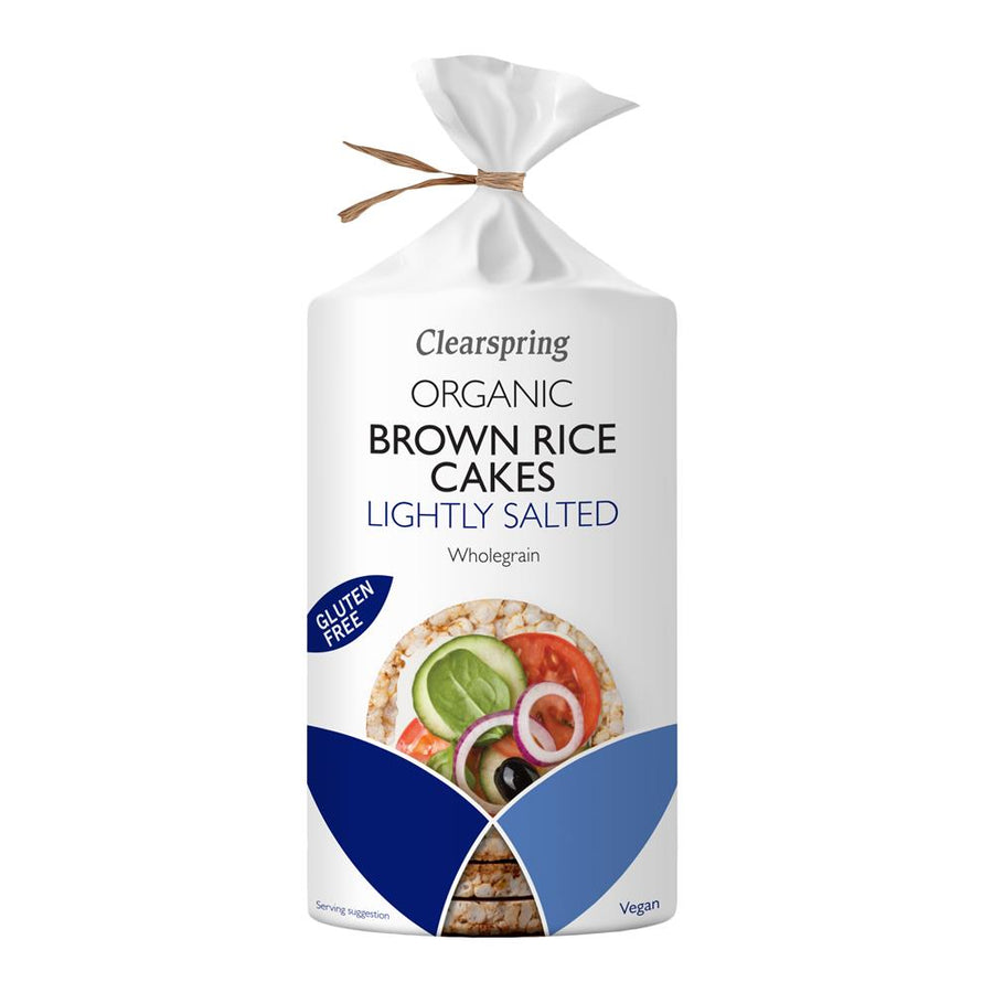 Organic Brown Rice Cakes Lightly Salted 6x120g