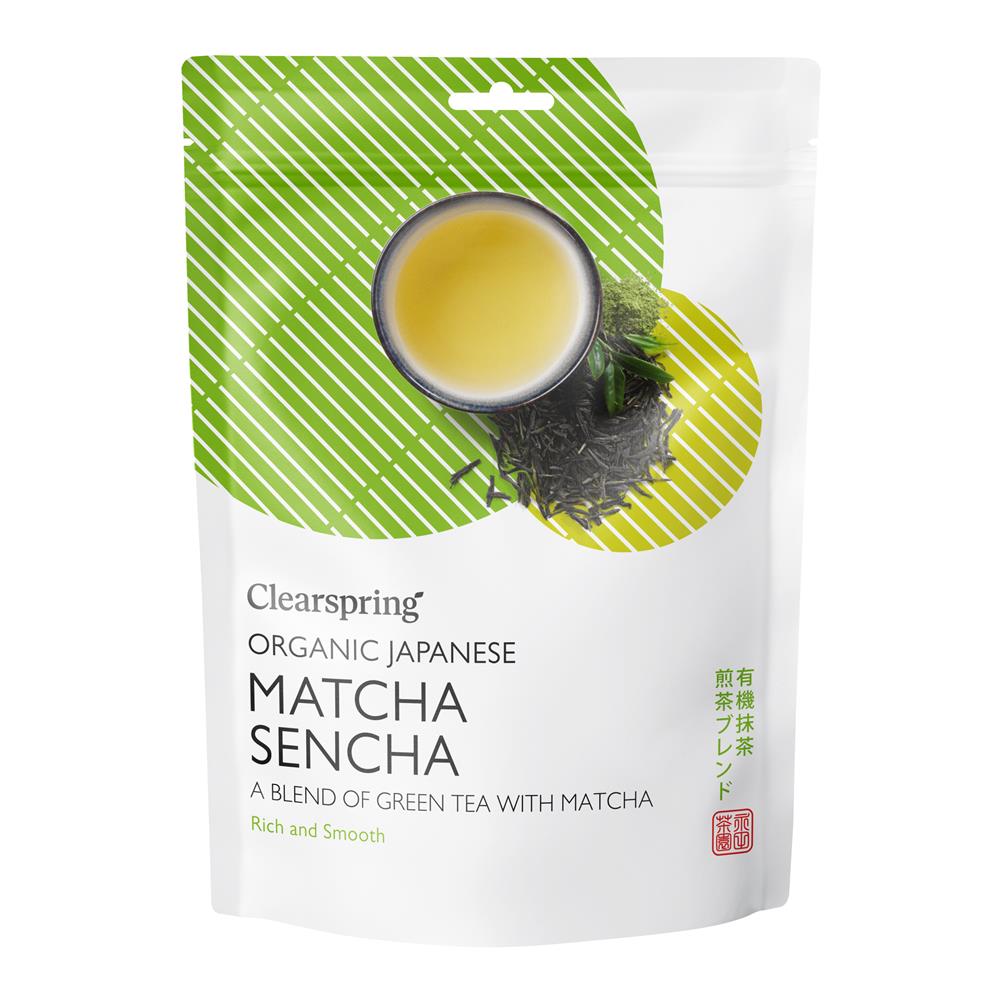 Clearspring Organic Japanese Matcha Sencha Loose Tea 85g