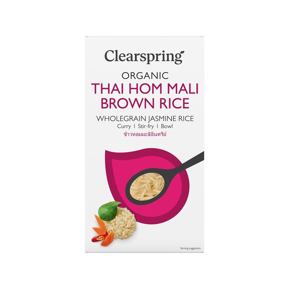 Organic Thai Hom Mali Brown Jasmine Rice 500g