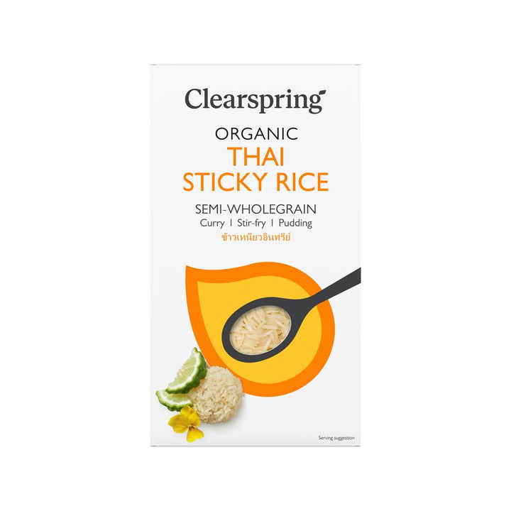 Organic Thai Semi-Wholegrain Sticky Rice 500g
