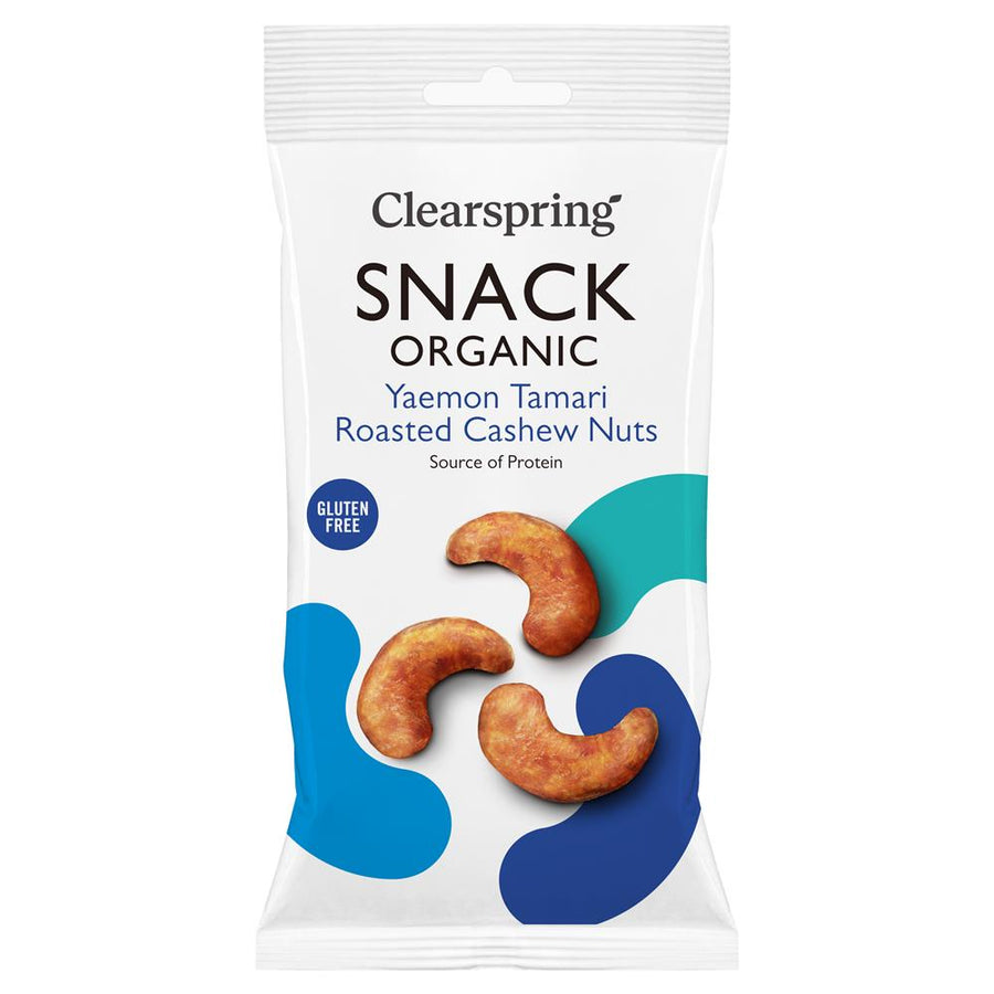 Snack Organic - Yaemon Tamari Roasted Cashew Nuts 30g