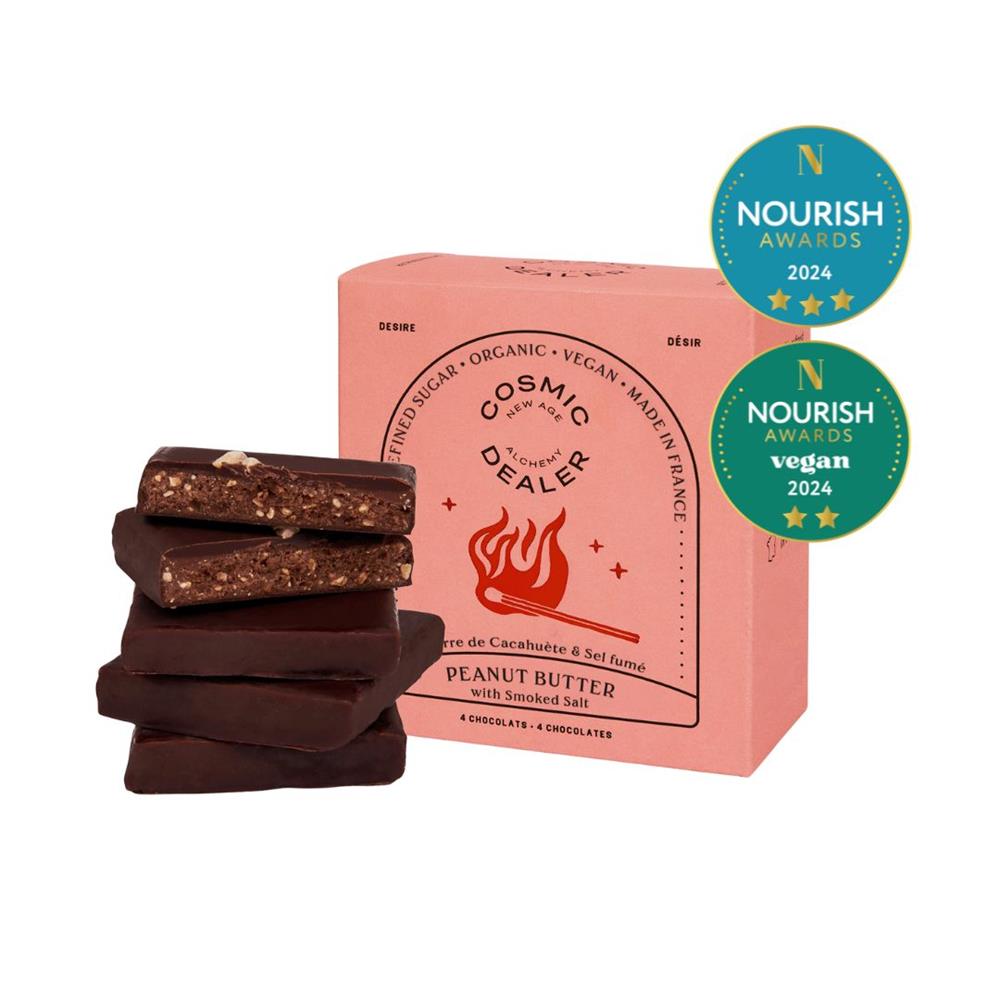 Mini Chocolate Box Peanut butter - Box of 4 Organic Bites 80g