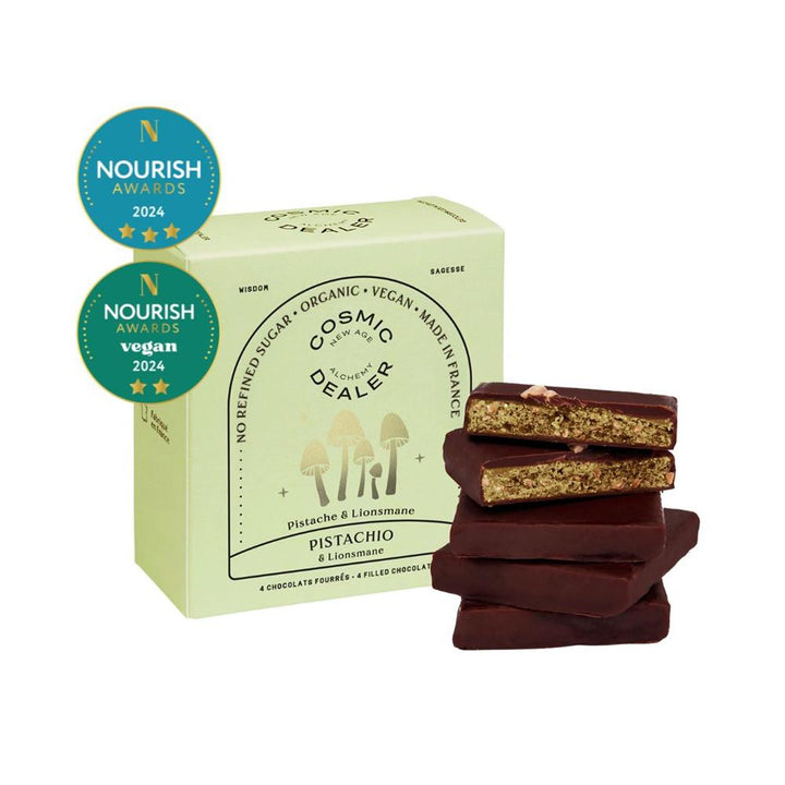 Mini Chocolate Box Pistachio Nut Butter - Box of 4 Bites 80g