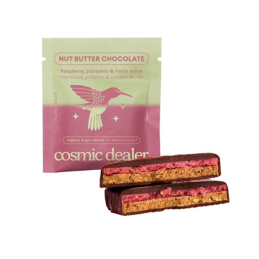 Cosmic Dealer Organic Pistachio & Raspberry Chocolate Bite 20g