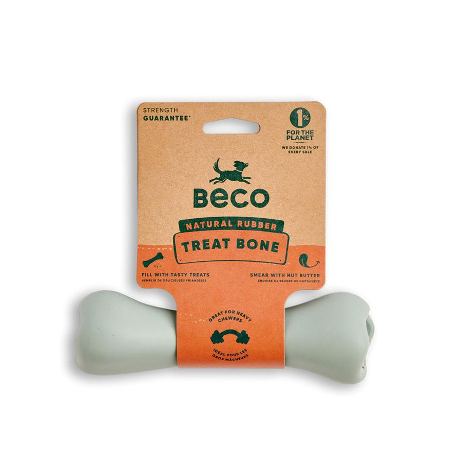 A bone shaped enrichment dog toy. 1 toy