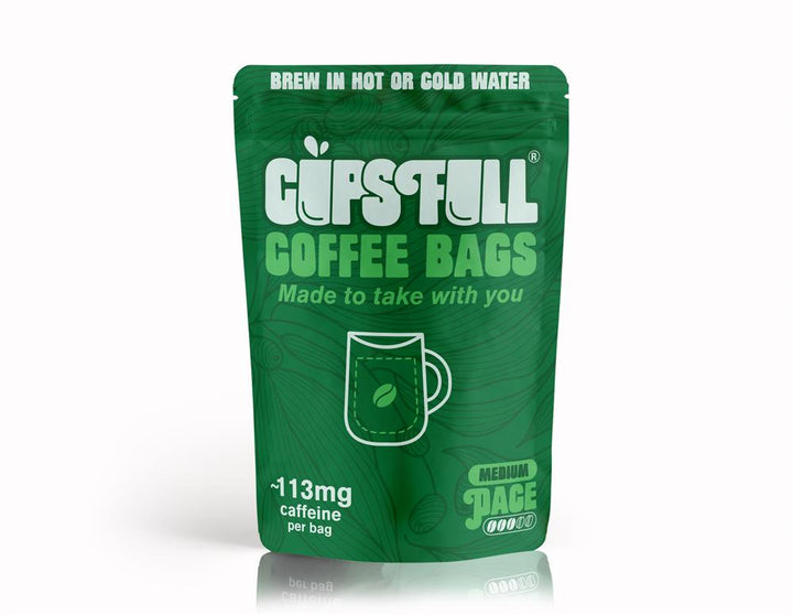 Cups Fill Pace Coffee Bags - 10 coffee bags per pouch