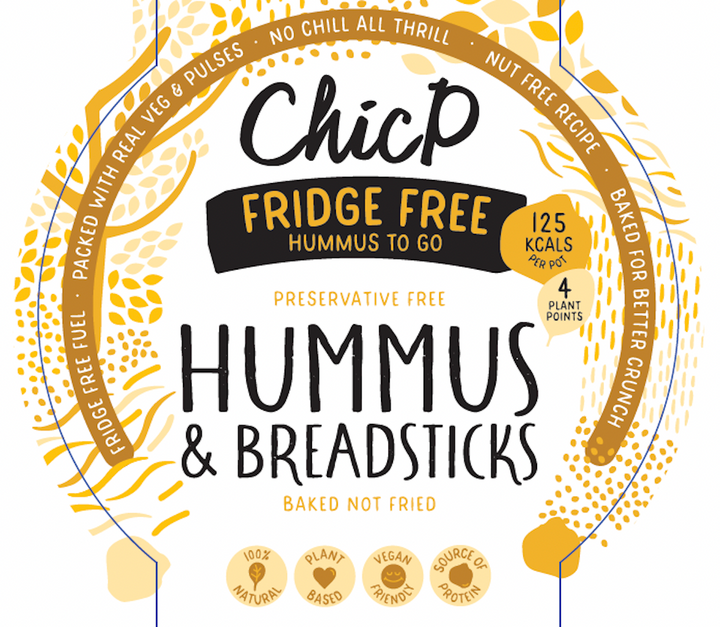 On the Go Hummus & Breadsticks Snack Pot 50g