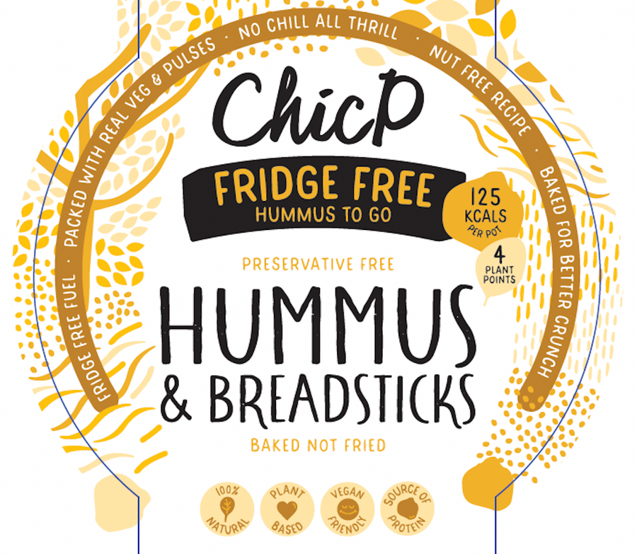 On the Go Hummus & Breadsticks Snack Pot 50g