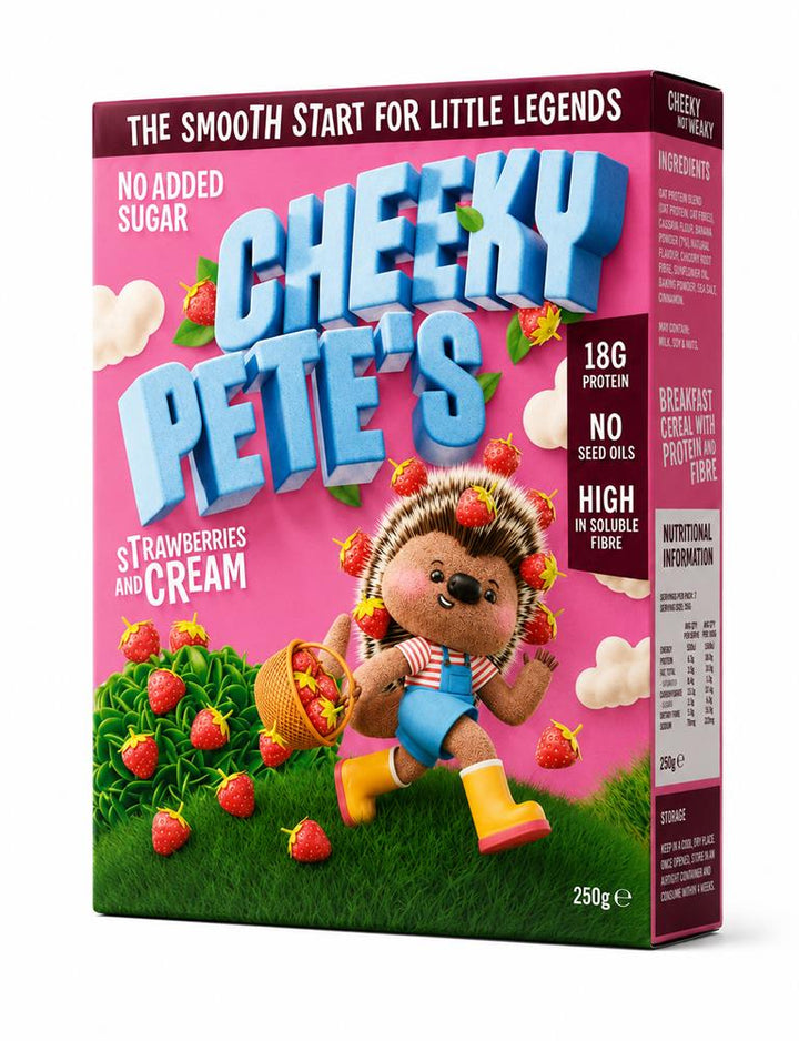 Cheeky Pete's Strawberries and Cream Cereal 250g