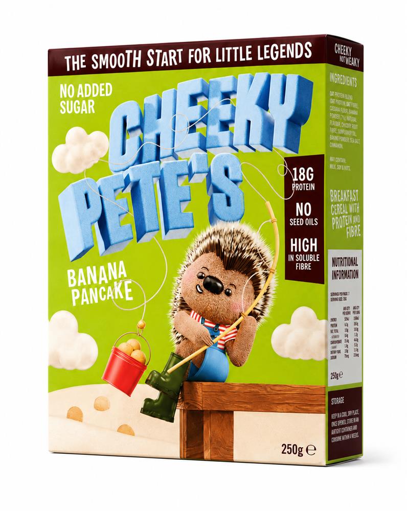 Cheeky Pete's Banana Pancake Cereal 250g