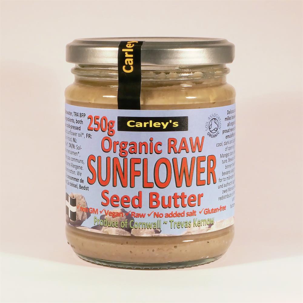 Carley's Org Raw EU Sunflower Seed Butter 250g