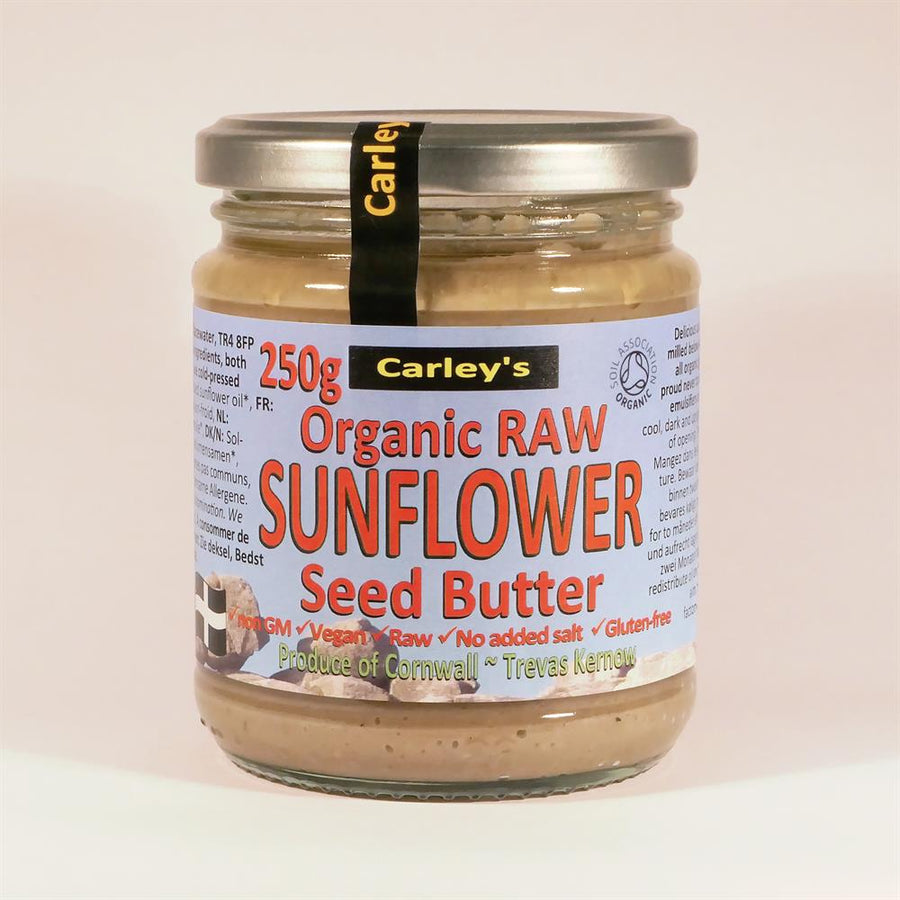 Carley's Org Raw EU Sunflower Seed Butter 250g