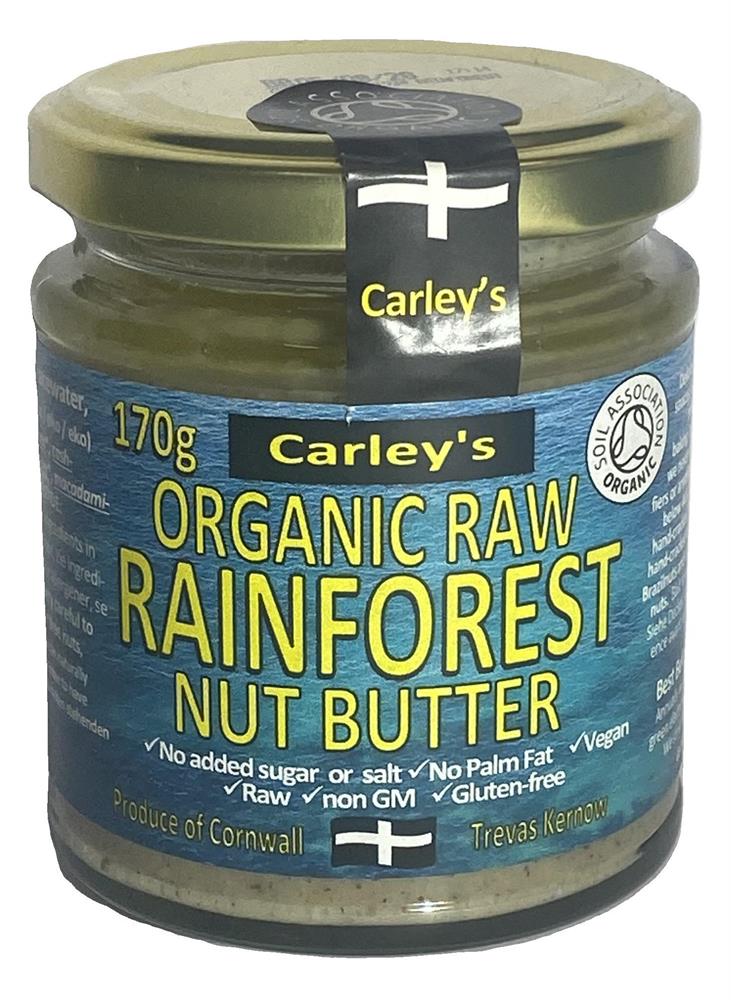 Carley's Organic Raw Rainforest Nut Butter 170g