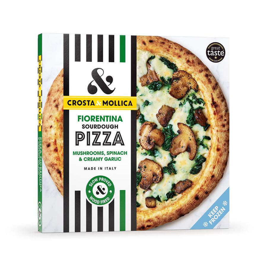 Pizza Fiorentina - Mushroom Spicy Spinach & Garlic Sauce 355g