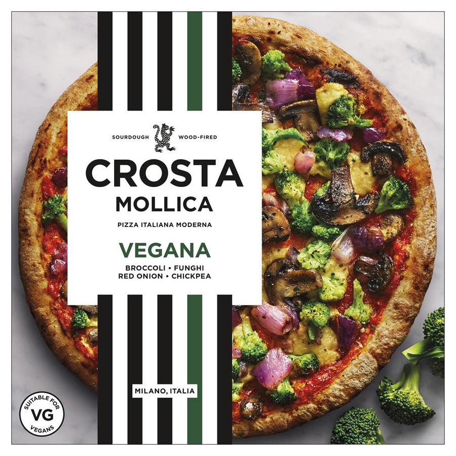 Pizza Vegana - Broccoli Red Onion Mushrooms and Chickpea 498g
