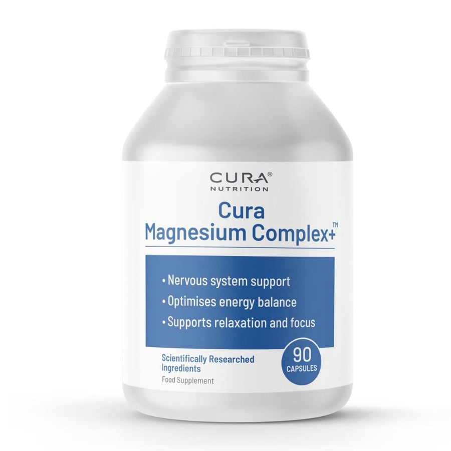 Cura Nutrition's Magnesium Complex+. 90 capsules