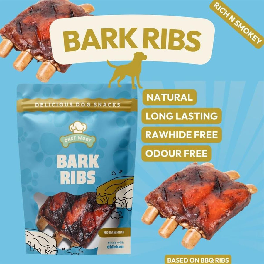 Chef Woof BARK RIBS Dog Treat Single Serve