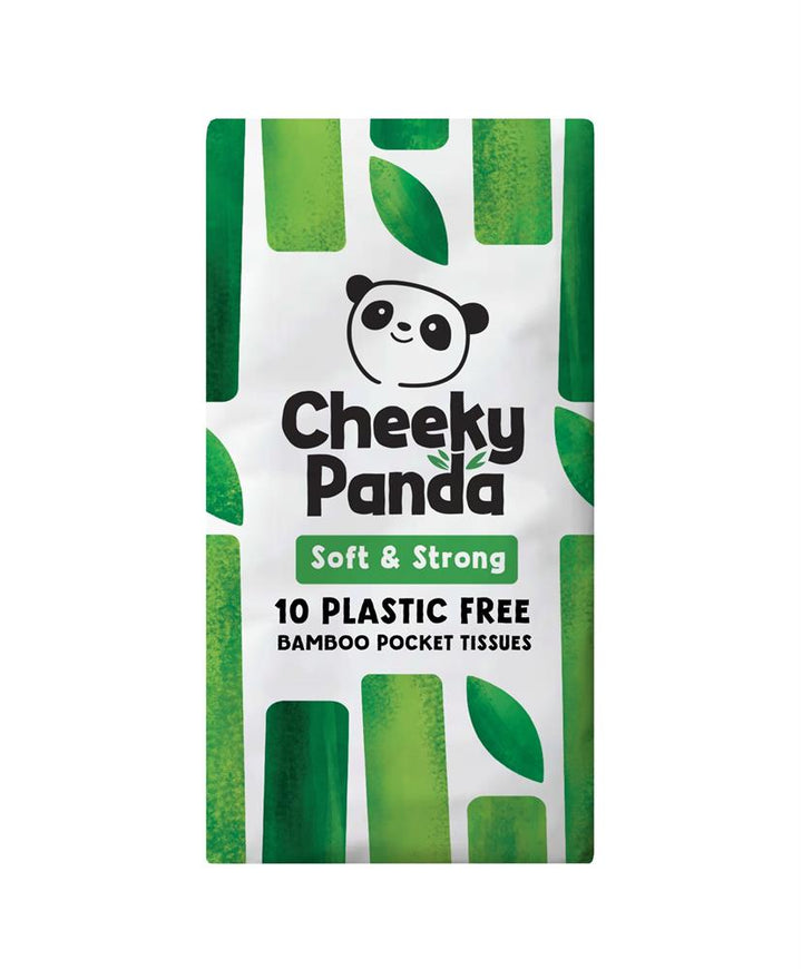 8 packs of 100% bamboo pocket tissue; 10 tissues per pack
