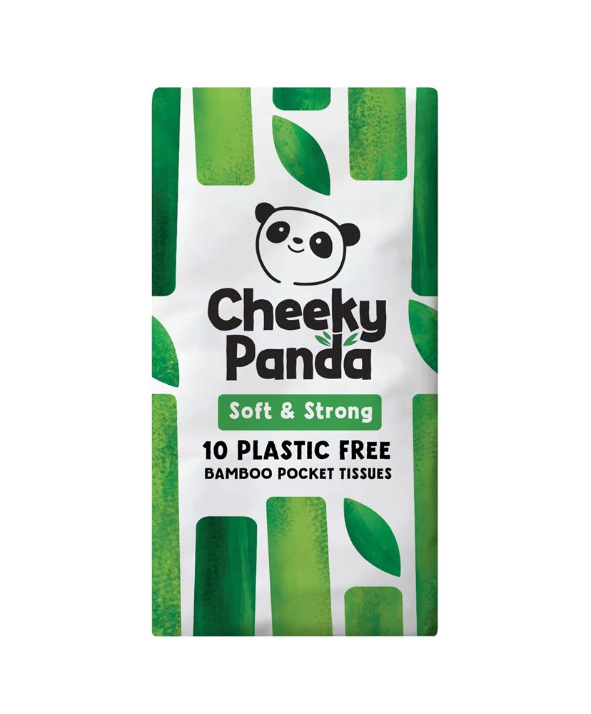 8 packs of 100% bamboo pocket tissue; 10 tissues per pack