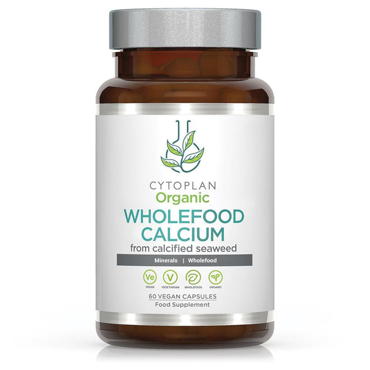 Organic Calcium: Wholefood 200mg elemental (60 capsules)