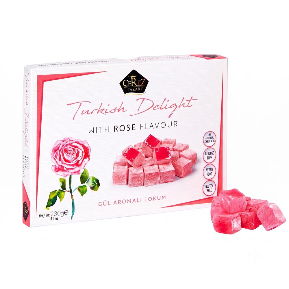 Turkish Delight Rose Flavour 230g