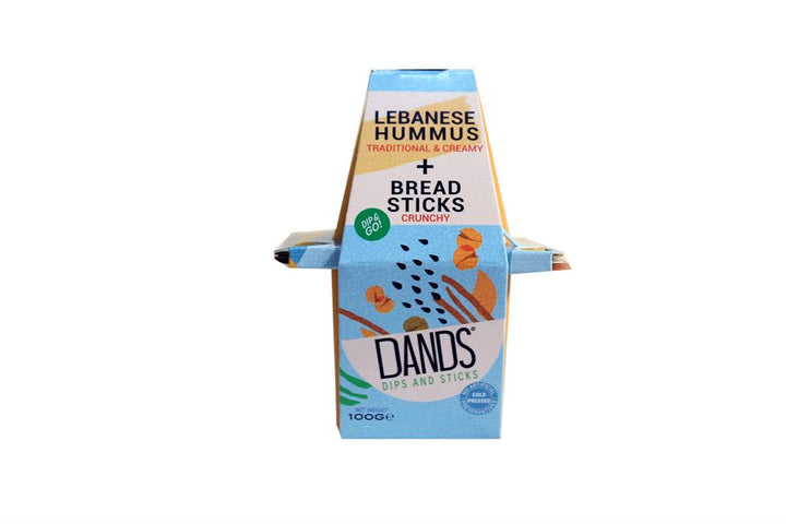 Fresh Lebanese Hummus & Breadsticks Snack 110g