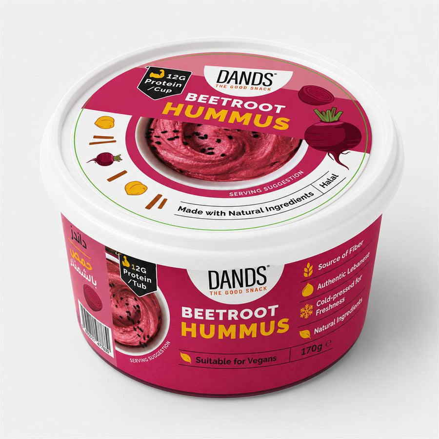 DANDS Beetroot Hummus Tub 170g