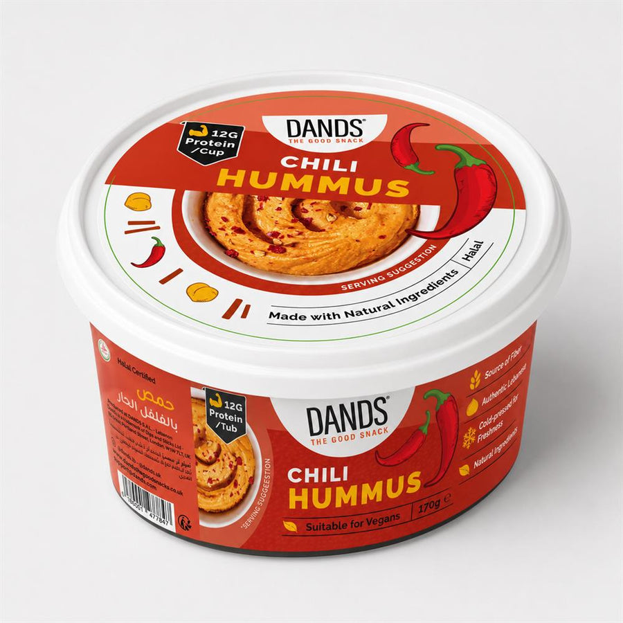 DANDS Chilli Hummus Tub 170g