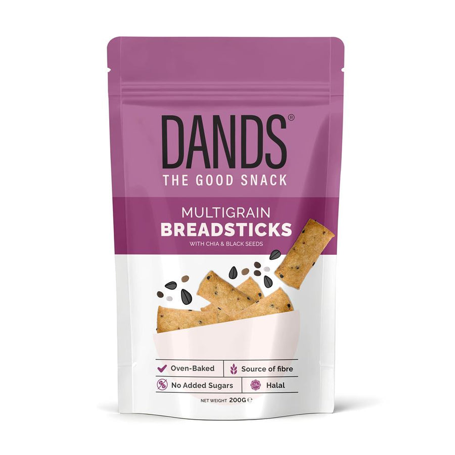 DANDS Multigrain Chia & Black Seed Breadsticks 200g