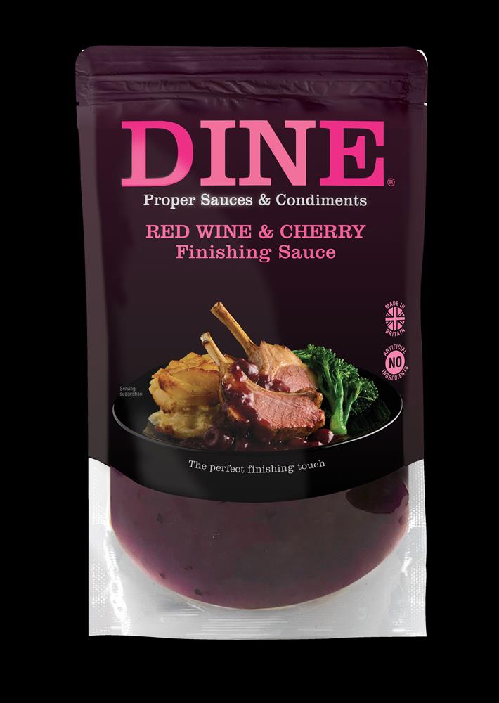 DINE Red Wine & Cherry Finishing Sauce 350g