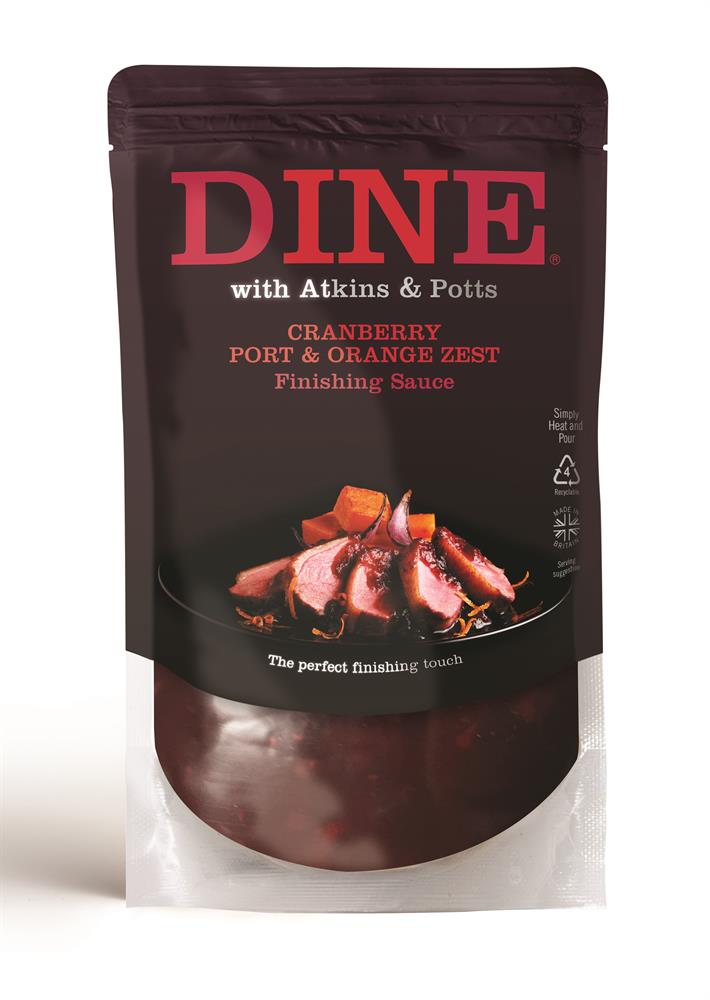 DINE Cranberry Port and Orange Zest Sauce 325g