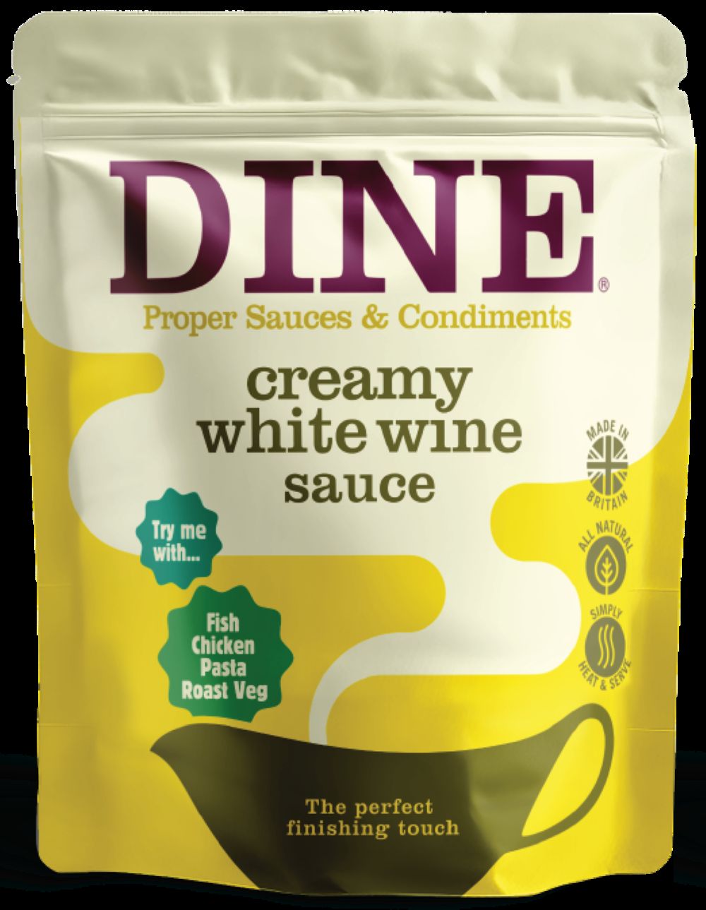 DINE Creamy White Wine Pour over Sauce 200g