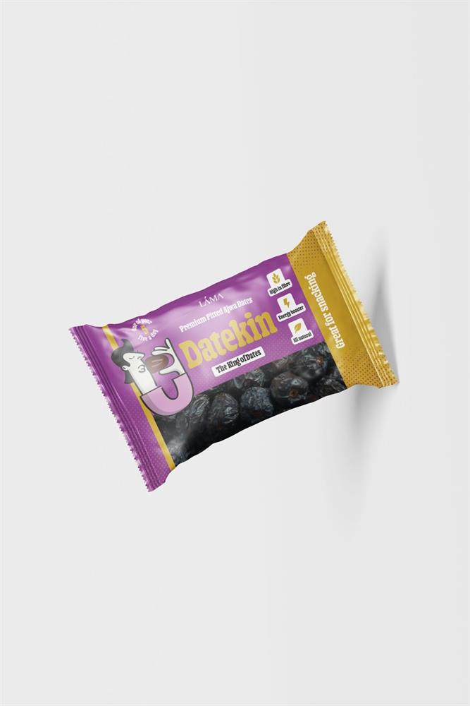 Datekin 100% Natural Pitted Ajwa Dates Snack Pack 60g