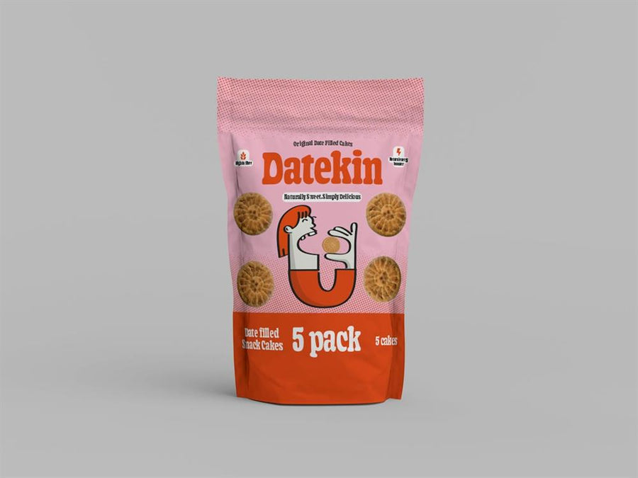 Datekin Original Date Filled Cakes Multipack 5x18g