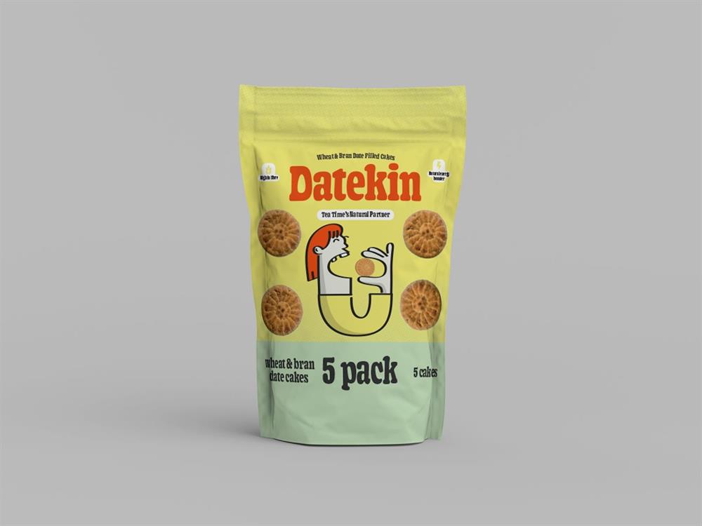 Datekin Wheat & Bran Date Filled Cakes Multipack 5x18g