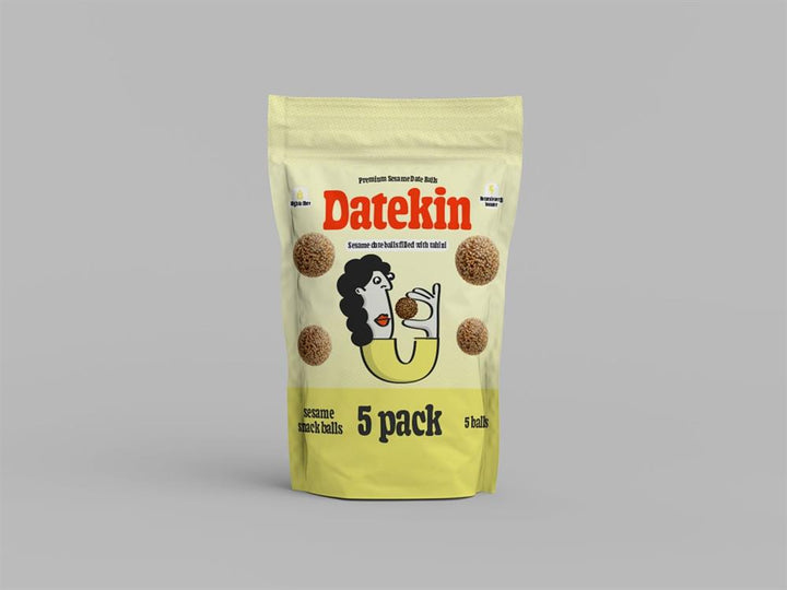 Datekin Sesame Date Balls Filled with Tahini Multipack 5x15g