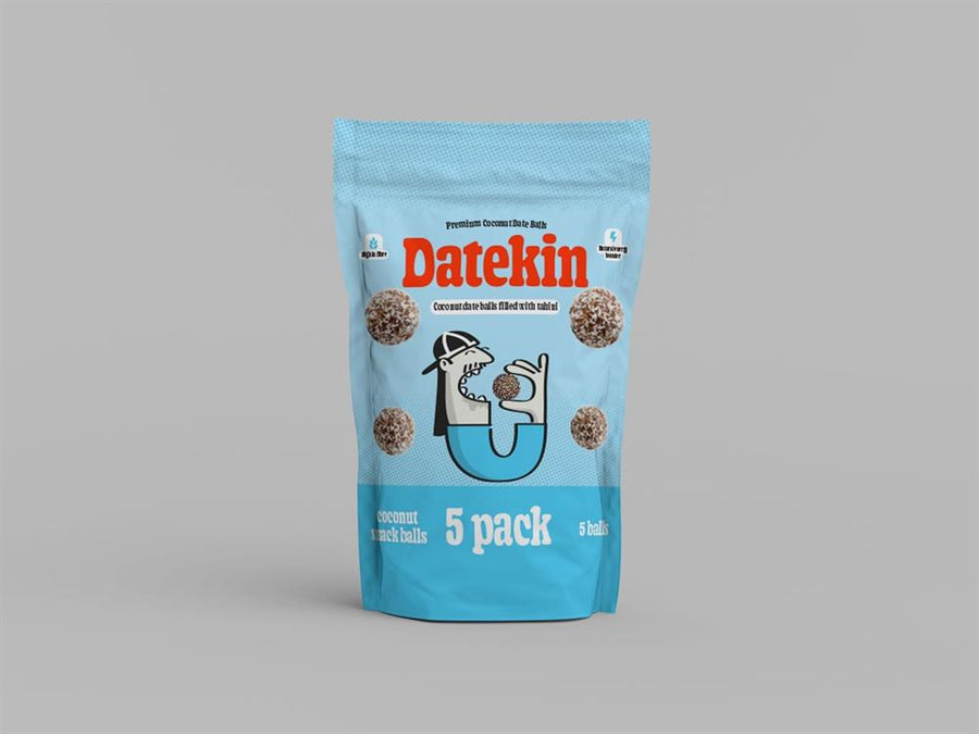 Datekin Coconut Date Balls Filled with Tahini Multipack 5x15g