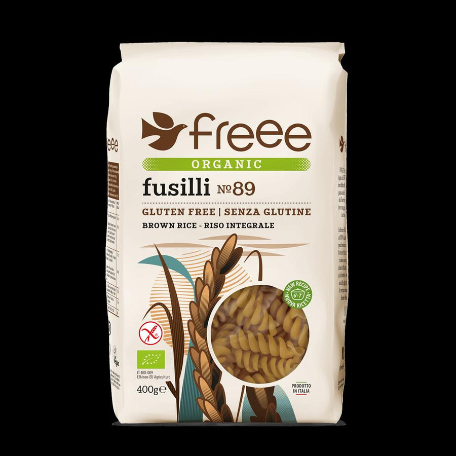 Gluten Free Organic Brown Rice Fusilli 400g