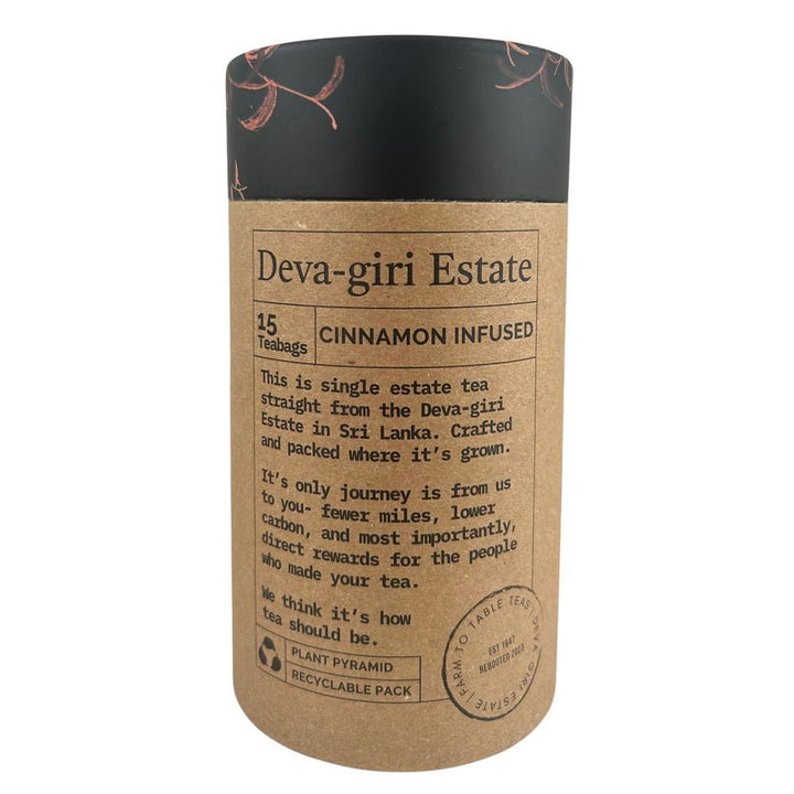 Deva-giri Single Estate Cinnamon Black Tea 15 Teabags