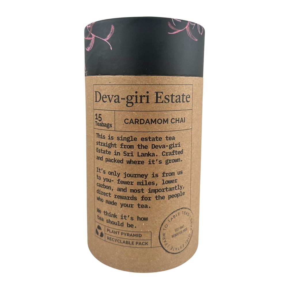 Deva-giri Single Estate Cardamom Chai 15 Teabags
