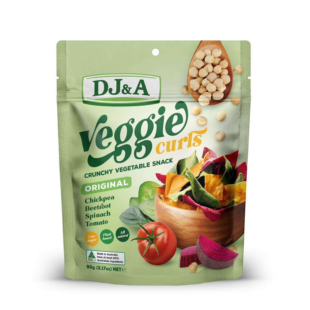 DJ&A DJ & A Veggie Curls Original 90g