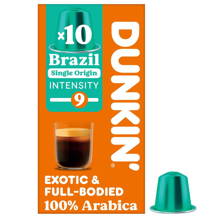 Dunkin Nespresso Compatible Capsules Brazil 10 capsules