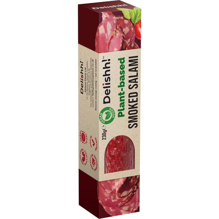 Delishh! Smoked Salami Vegan Sausage 230g